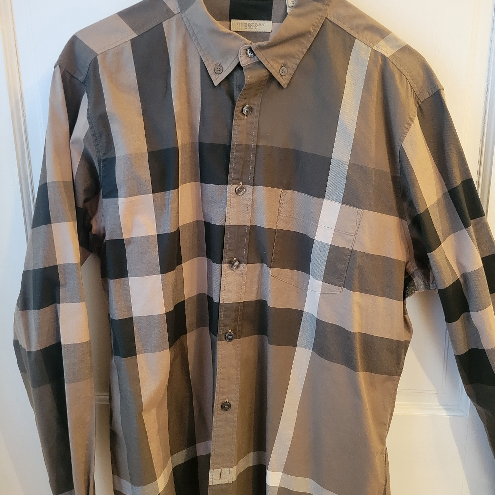 Burberry button down shirt